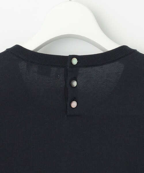 J.PRESS（ジェイプレス）の「【アンサンブル着用可】BASIC HT COTTON クルーネック ニット（ニット/セーター・レディース・ピンク系/アイボリー系/ネイビー系/スカイブルー系・LARGE/MEDIUM）」の19枚目の写真