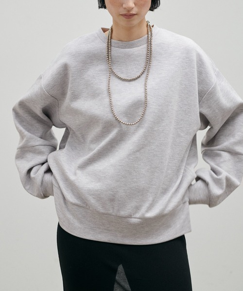 セール】【LARUTA】ダンボールニットデザインプルオーバー（スウェット