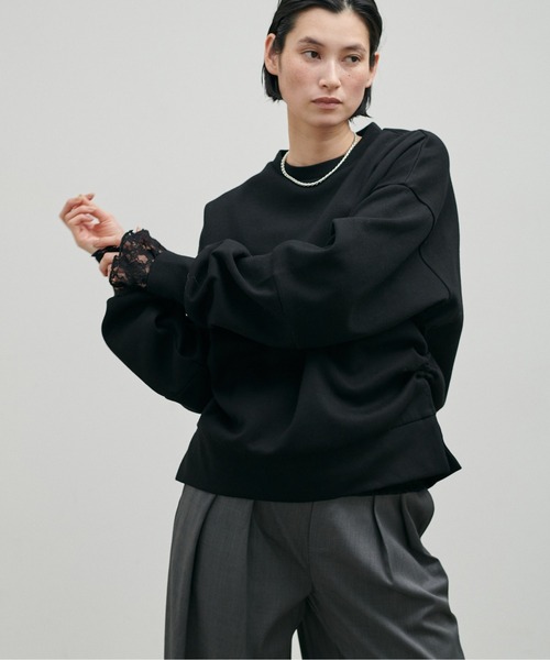 LARUTA】ダンボールニットデザインプルオーバー（スウェット）｜LARUTA