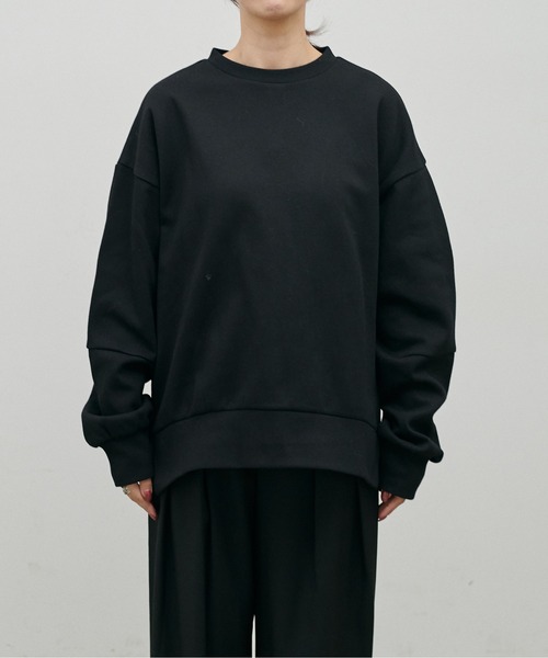 セール】【LARUTA】ダンボールニットデザインプルオーバー（スウェット