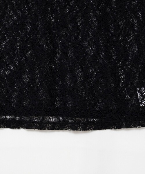 NOLLEY’S（ノーリーズ）の「ウォッシャブル袖フレアレースロンＴ（Tシャツ/カットソー・レディース・ブラック/ホワイト・38）」の21枚目の写真