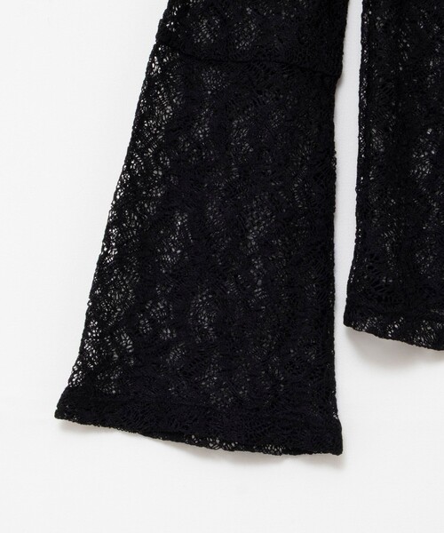 NOLLEY’S（ノーリーズ）の「ウォッシャブル袖フレアレースロンＴ（Tシャツ/カットソー・レディース・ブラック/ホワイト・38）」の22枚目の写真