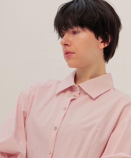 DRESSLAVE(ドレスレイブ)の「B7 / organic cotton peplum blouse(オーガニックコットンペプラムブラウス)(シャツ/ブラウス・レディース・ピンク/ホワイト・38)」の17枚目の写真
