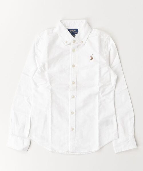 POLO RALPH LAUREN CHILDRENSWEAR（ポロ ラルフ ローレン チルドレンズウェア）の「コットン オックスフォード シャツ（シャツ/ブラウス・キッズ・ホワイト・10/7/14/16）」の3枚目の写真