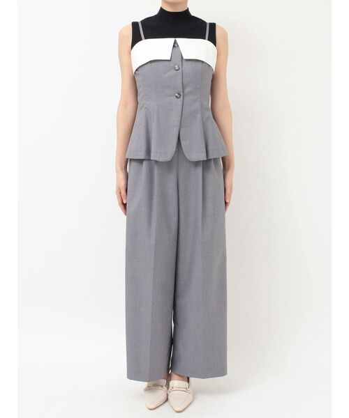 MERCURYDUO（マーキュリーデュオ）の「スーツライクコンビネゾン（つなぎ/オールインワン・レディース・ピンク/グレー・MEDIUM/SMALL）」の10枚目の写真