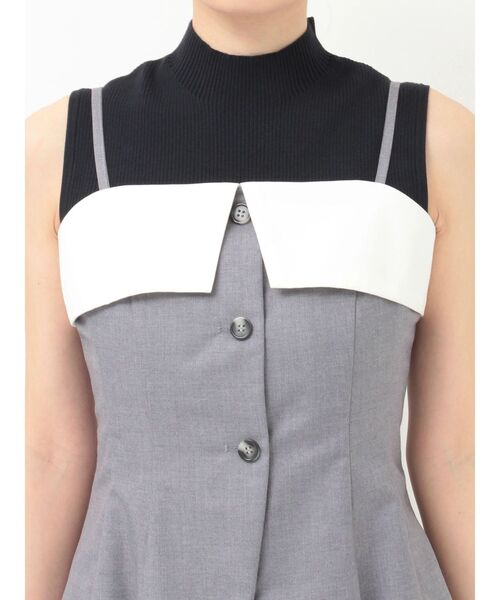 MERCURYDUO（マーキュリーデュオ）の「スーツライクコンビネゾン（つなぎ/オールインワン・レディース・ピンク/グレー・MEDIUM/SMALL）」の13枚目の写真