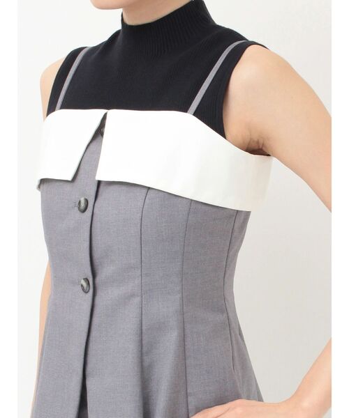 MERCURYDUO（マーキュリーデュオ）の「スーツライクコンビネゾン（つなぎ/オールインワン・レディース・ピンク/グレー・MEDIUM/SMALL）」の14枚目の写真