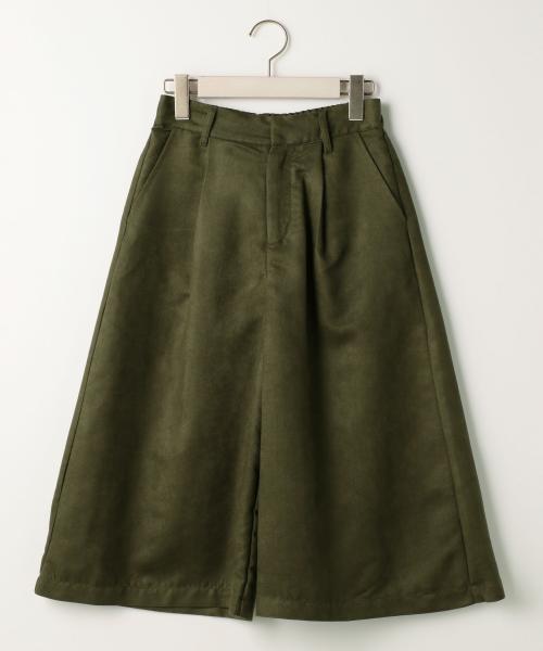 RAY CASSIN(レイカズン)の「フェイクスウェードガウチョ(その他パンツ・レディース・カーキ/オレンジ/キャメル・FREE)」の1枚目の写真