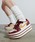 JORDAN BRAND�i�W���[�_���u�����h�j�́u�G�A �W���[�_�� 1 �g���v�� �X�^�b�N �E�B�����Y�V���[�Y / Air Jordan 1 Triple Stack Women's Shoes HV8288-600 Team Red�i�X�j�[�J�[�j�v�b���b�h