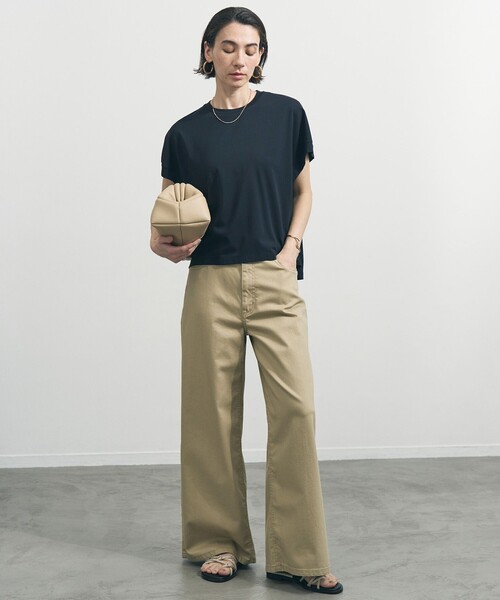 UNFILO(アンフィーロ)の「【UNFILO DENIM】バギーデニム(デニムパンツ・レディース・スカイブルー系/ベージュ系/ホワイト系・LT/LARGE/MT/MEDIUM/SMALL/X-SMALL/XX-SMALL/ST)」の8枚目の写真