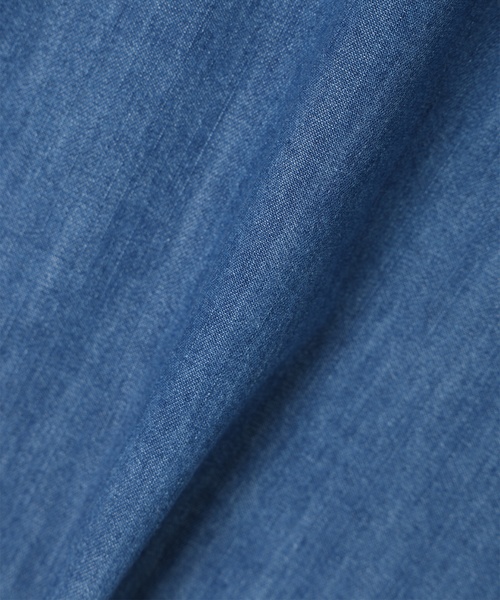 Petit Honfleur(プチオンフルール)の「デニムボウタイブラウス(シャツ/ブラウス・レディース・ブルー/ネイビー・9号/11号/13号)」の10枚目の写真