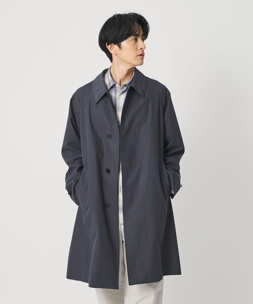 BEAUTY&YOUTH UNITED ARROWS（ビューティーアンドユースユナイテッドアローズ）の「ウォッシャー バルマカン コート（ステンカラーコート・メンズ・ベージュ/ダークグレー・S/XL/L/M）」の3枚目の写真