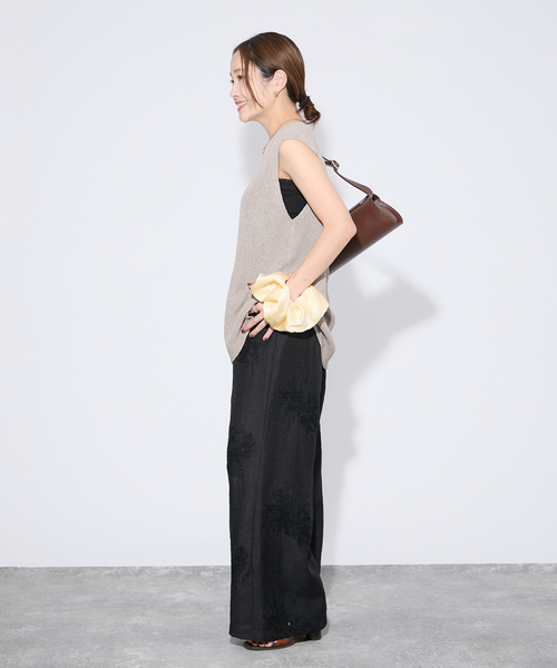 JOURNAL STANDARD(ジャーナルスタンダード)の「《追加2》シアーレースレイヤードパンツ(その他パンツ・レディース・ブラック/ホワイト/ベージュ・FREE)」の12枚目の写真
