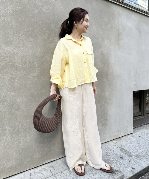 JOURNAL STANDARD(ジャーナルスタンダード)の「《追加2》シアーレースレイヤードパンツ(その他パンツ・レディース・ブラック/ホワイト/ベージュ・FREE)」の22枚目の写真
