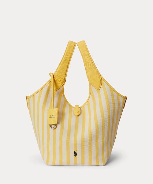 Polo Play ストライプド キャンバス トート（トートバッグ）｜POLO