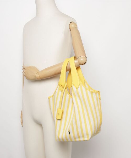 Polo Play ストライプド キャンバス トート（トートバッグ）｜POLO