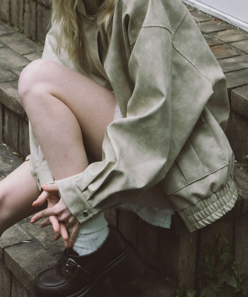 archives（アルシーヴ）の「２ｗａｙアソートミドルブルゾン（ブルゾン・レディース・ブラウン/キャメル/アイボリー/ブラック・MEDIUM）」の13枚目の写真