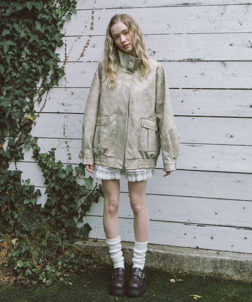 archives（アルシーヴ）の「２ｗａｙアソートミドルブルゾン（ブルゾン・レディース・ブラウン/キャメル/アイボリー/ブラック・MEDIUM）」の14枚目の写真