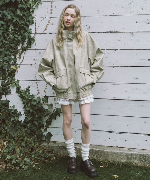 archives（アルシーヴ）の「２ｗａｙアソートミドルブルゾン（ブルゾン・レディース・ブラウン/キャメル/アイボリー/ブラック・MEDIUM）」の15枚目の写真