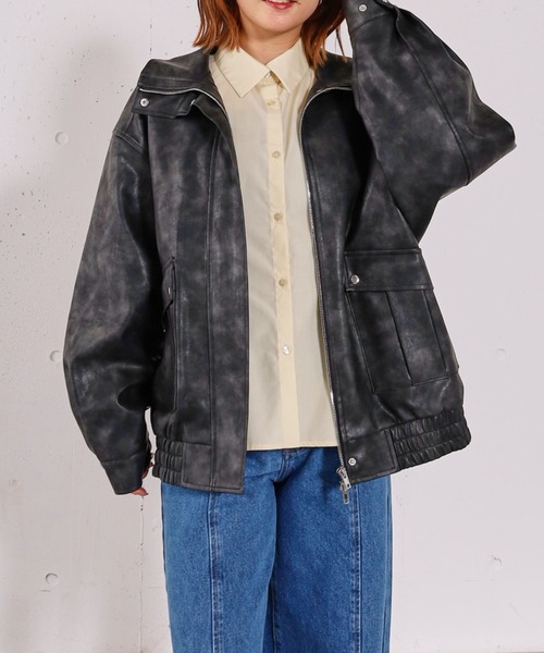 archives（アルシーヴ）の「２ｗａｙアソートミドルブルゾン（ブルゾン・レディース・ブラウン/キャメル/アイボリー/ブラック・MEDIUM）」の18枚目の写真