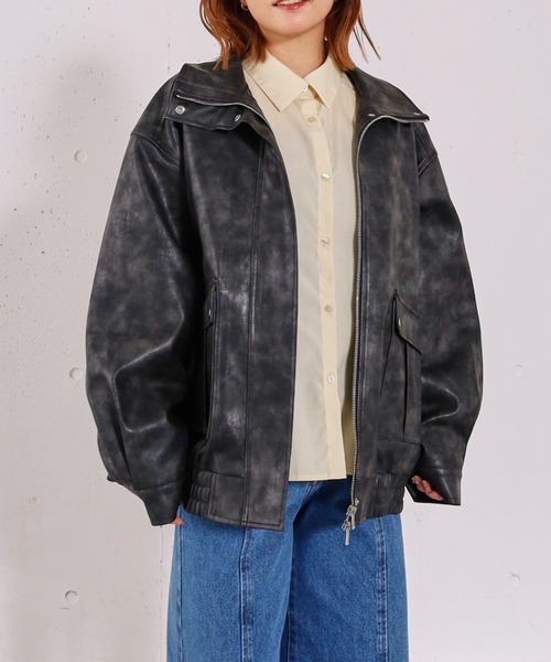 archives（アルシーヴ）の「２ｗａｙアソートミドルブルゾン（ブルゾン・レディース・ブラウン/キャメル/アイボリー/ブラック・MEDIUM）」の19枚目の写真