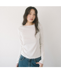 GOLJI BOAT NECK L/S TEE(9COLOR)