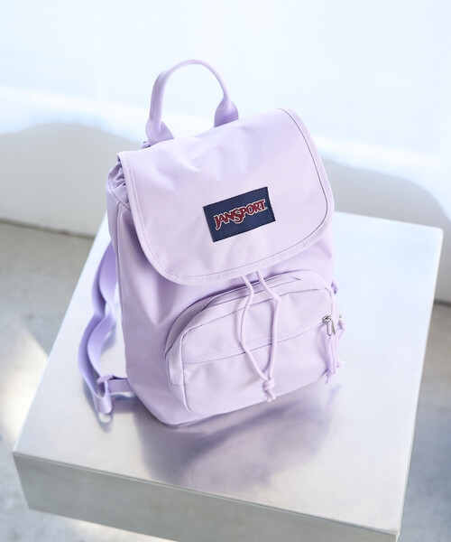 FREAK'S STORE(フリークスストア)の「限定展開 JANSPORT/ジャンスポーツ HIGHLANDS MINI PACK/ハイランズミニパック(バックパック/リュック・レディース・ブラック/ラベンダー/パープル・ONE SIZE)」の3枚目の写真