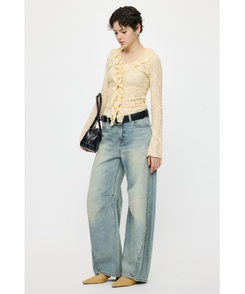 【maaanaさま専用】MOUSSY HORSESHOE BAGGY 26年SS新作】HORSESHOE BAGGY（デニムパンツ）｜MOUSSY（マウジー）の