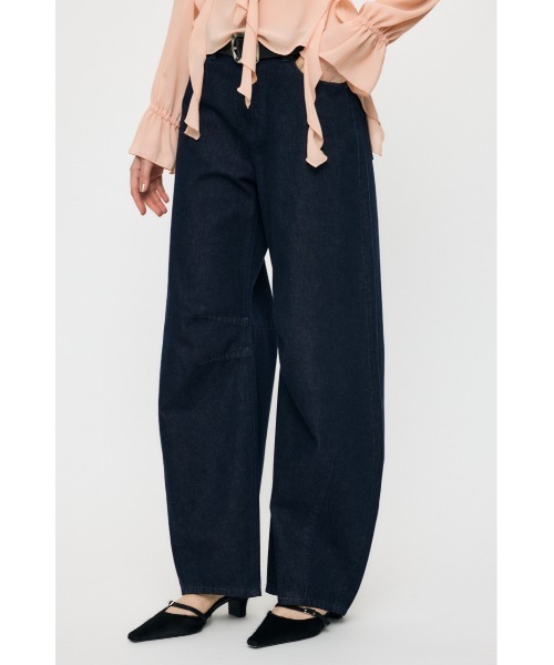 MOUSSY(マウジー)の「【26年SS新作】HORSESHOE BAGGY(デニムパンツ・レディース・ワンウォッシュ/ライトブルー・0/1/2)」の9枚目の写真