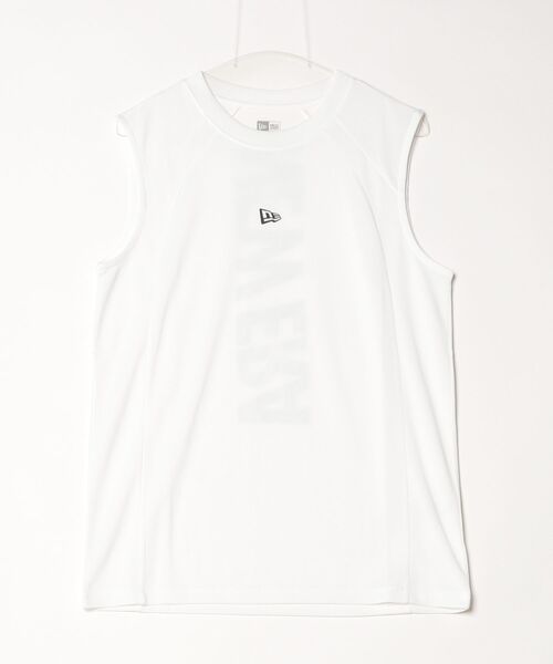 NEW ERA(ニューエラ)の「【NEW ERA】 Sleeveless Tech Tee PA SL TECH TEE TIE-DYE VERTICAL WHI(Tシャツ/カットソー・メンズ・ホワイト・LARGE/MEDIUM/X-LARGE)」の2枚目の写真