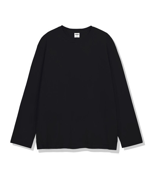 NESPA STUDIO（ネスパスタジオ）の「クリーンレイヤードロングスリーブ2カラー [NSPR_6001]（Tシャツ/カットソー・レディース・ホワイト/ブラック・LARGE/X-LARGE/MEDIUM）」の2枚目の写真