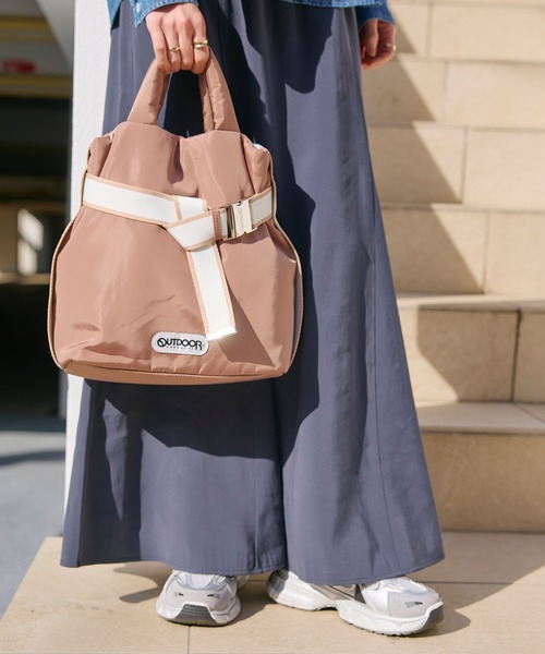 CROSS FUNCTION（クロスファンクション）の「【別注】OUTDOOR PRODUCTS(アウトドアプロダクツ)2WAYベルトトートバッグS【CROSS FUNCTION/クロスファンクション】（トートバッグ・レディース・ブルー/モカ/ブラック・FREE）」の19枚目の写真