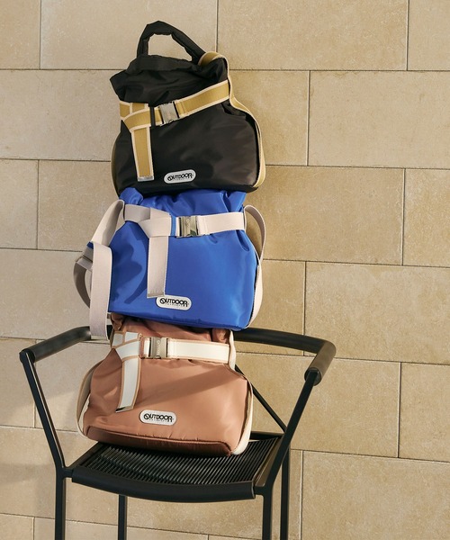 CROSS FUNCTION（クロスファンクション）の「【別注】OUTDOOR PRODUCTS(アウトドアプロダクツ)2WAYベルトトートバッグS【CROSS FUNCTION/クロスファンクション】（トートバッグ・レディース・ブルー/モカ/ブラック・FREE）」の7枚目の写真