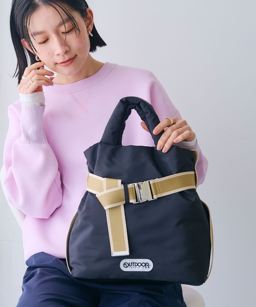 CROSS FUNCTION（クロスファンクション）の「【別注】OUTDOOR PRODUCTS(アウトドアプロダクツ)2WAYベルトトートバッグS【CROSS FUNCTION/クロスファンクション】（トートバッグ・レディース・ブルー/モカ/ブラック・FREE）」の13枚目の写真