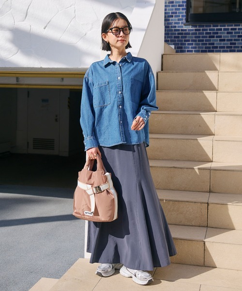 CROSS FUNCTION（クロスファンクション）の「【別注】OUTDOOR PRODUCTS(アウトドアプロダクツ)2WAYベルトトートバッグS【CROSS FUNCTION/クロスファンクション】（トートバッグ・レディース・ブルー/モカ/ブラック・FREE）」の16枚目の写真