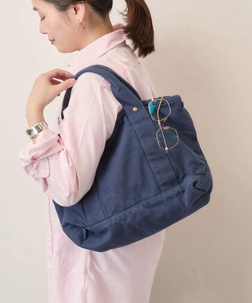 JOURNAL STANDARD（ジャーナルスタンダード）の「【TRIFFER/トリファー】TOTE BAG MEDIUM（トートバッグ・レディース・ブラウン/ネイビー/ベージュ・FREE）」の3枚目の写真