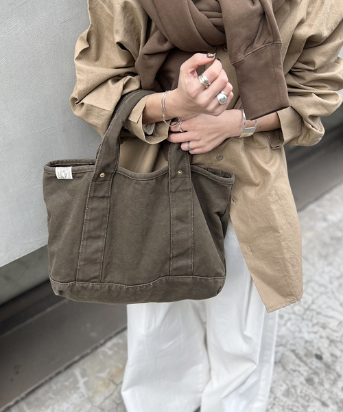 JOURNAL STANDARD（ジャーナルスタンダード）の「【TRIFFER/トリファー】TOTE BAG MEDIUM（トートバッグ・レディース・ブラウン/ネイビー/ベージュ・FREE）」の7枚目の写真