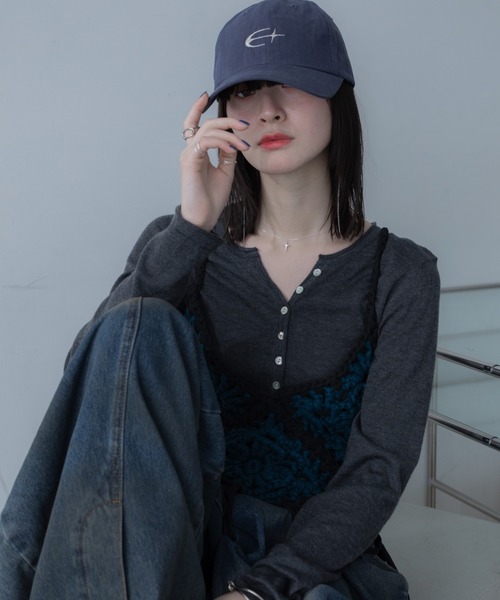 VACANCY（ヴァカンシー）の「モチーフ編みキャミソール/ボスチェ/ハンドメイド（その他トップス・レディース・オレンジ/ブルー・FREE）」の15枚目の写真