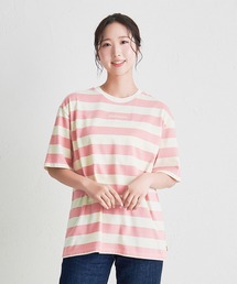 MIKI HOUSE | 【WEB限定】ボーダー半袖Tシャツ(大人用)(Tシャツ/カットソー)