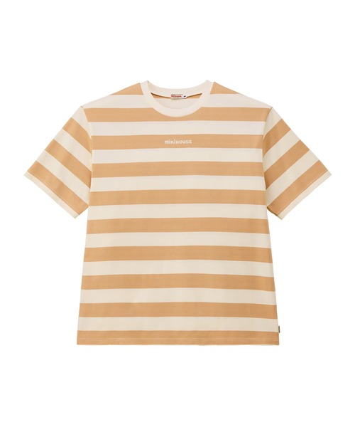 MIKI HOUSE(ミキハウス)の「【WEB限定】ボーダー半袖Tシャツ(大人用)(Tシャツ/カットソー・レディース・ブルー/グリーン系その他/ベージュ/ピンク・L(175-185cm)/M(165-175cm)/S(155-165cm))」の11枚目の写真