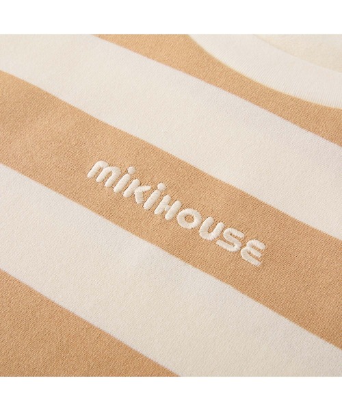 MIKI HOUSE(ミキハウス)の「【WEB限定】ボーダー半袖Tシャツ(大人用)(Tシャツ/カットソー・レディース・ブルー/グリーン系その他/ベージュ/ピンク・L(175-185cm)/M(165-175cm)/S(155-165cm))」の13枚目の写真