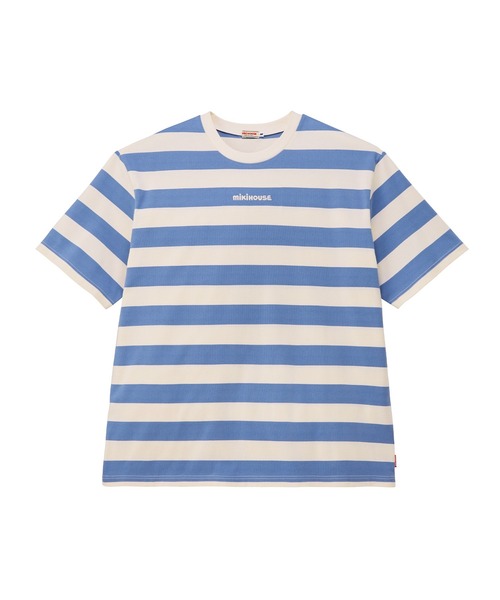 MIKI HOUSE(ミキハウス)の「【WEB限定】ボーダー半袖Tシャツ(大人用)(Tシャツ/カットソー・レディース・ブルー/グリーン系その他/ベージュ/ピンク・L(175-185cm)/M(165-175cm)/S(155-165cm))」の17枚目の写真