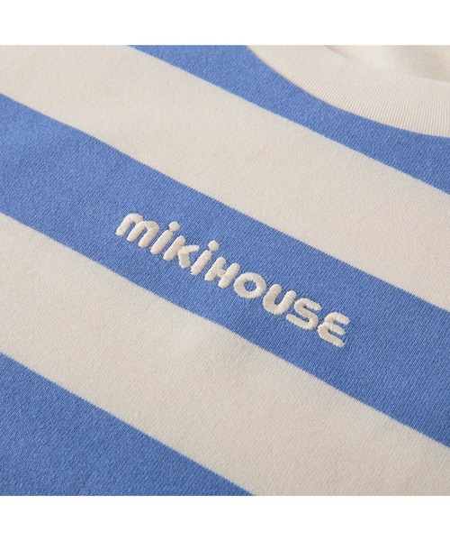 MIKI HOUSE(ミキハウス)の「【WEB限定】ボーダー半袖Tシャツ(大人用)(Tシャツ/カットソー・レディース・ブルー/グリーン系その他/ベージュ/ピンク・L(175-185cm)/M(165-175cm)/S(155-165cm))」の19枚目の写真
