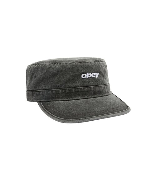 OBEY(オベイ)の「【OBEY】BOXCAR PILLBOX HAT(キャップ・メンズ・ブラック・FREE)」の1枚目の写真
