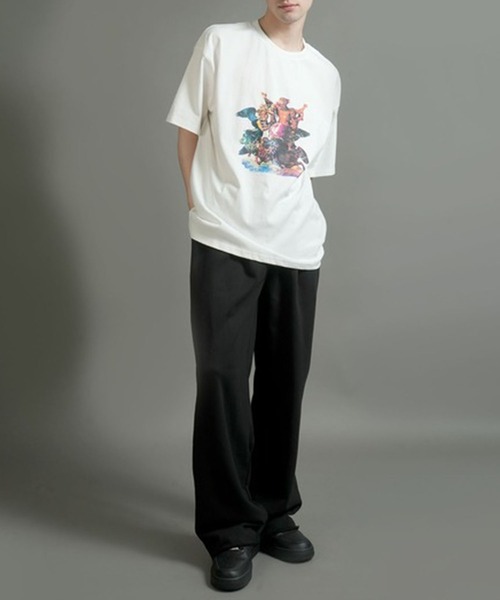 NOIZY(ノイジー)の「various logo designs T-shirt / ヴィンテージ フォトプリントTシャツ デザイン 半袖 Tシャツ(Tシャツ/カットソー・メンズ・ホワイト/ブラック・LARGE/MEDIUM)」の9枚目の写真