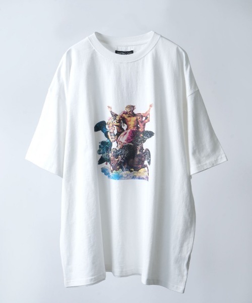 NOIZY(ノイジー)の「various logo designs T-shirt / ヴィンテージ フォトプリントTシャツ デザイン 半袖 Tシャツ(Tシャツ/カットソー・メンズ・ホワイト/ブラック・LARGE/MEDIUM)」の7枚目の写真