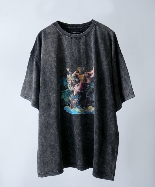 NOIZY(ノイジー)の「various logo designs T-shirt / ヴィンテージ フォトプリントTシャツ デザイン 半袖 Tシャツ(Tシャツ/カットソー・メンズ・ホワイト/ブラック・LARGE/MEDIUM)」の5枚目の写真