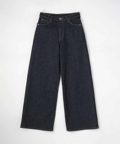 UNTITLED（アンタイトル）の「【LEE】STANDARD WARDROBE ワイドパンツ（デニムパンツ・レディース・ネイビー・02/01）」の2枚目の写真