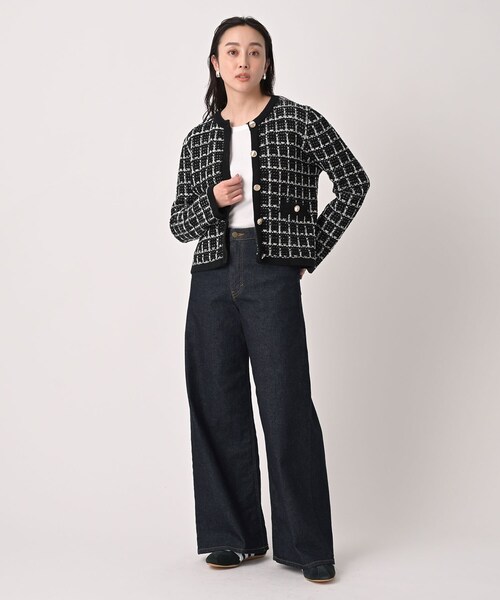 UNTITLED（アンタイトル）の「【LEE】STANDARD WARDROBE ワイドパンツ（デニムパンツ・レディース・ネイビー・02/01）」の5枚目の写真