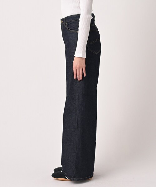 UNTITLED（アンタイトル）の「【LEE】STANDARD WARDROBE ワイドパンツ（デニムパンツ・レディース・ネイビー・02/01）」の8枚目の写真